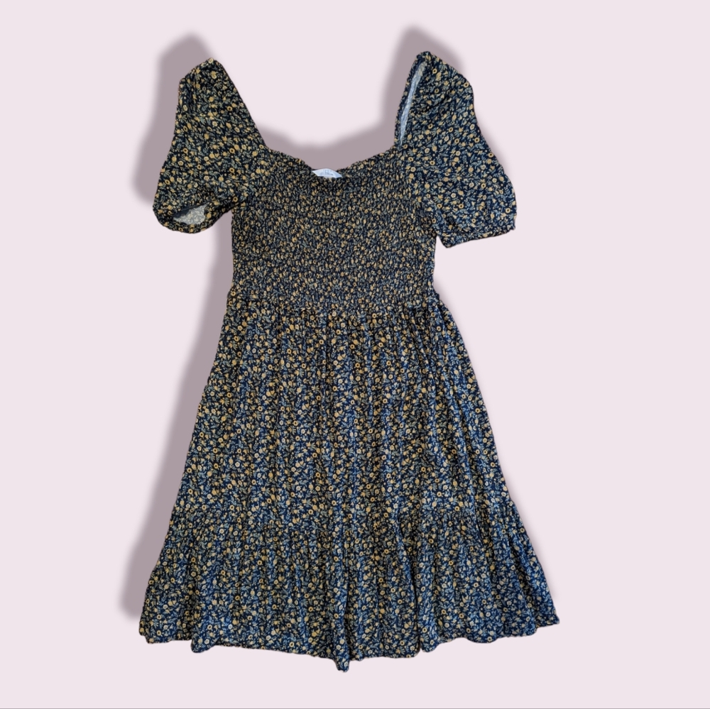 Cute dress with smocked upper half